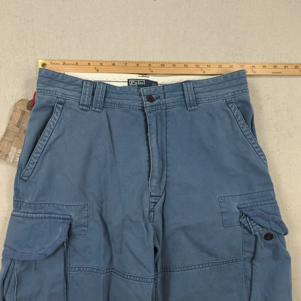 Polo Ralph Lauren Shorts Mens 33 Blue Cargo Gellar Fatigue Short